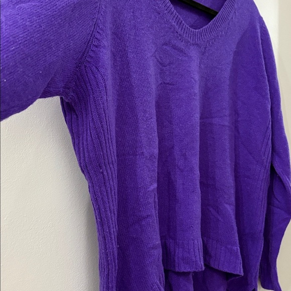 Eileen Fisher Sweater in Rich Purple - large - yak/wool blend - Picture 3 of 5